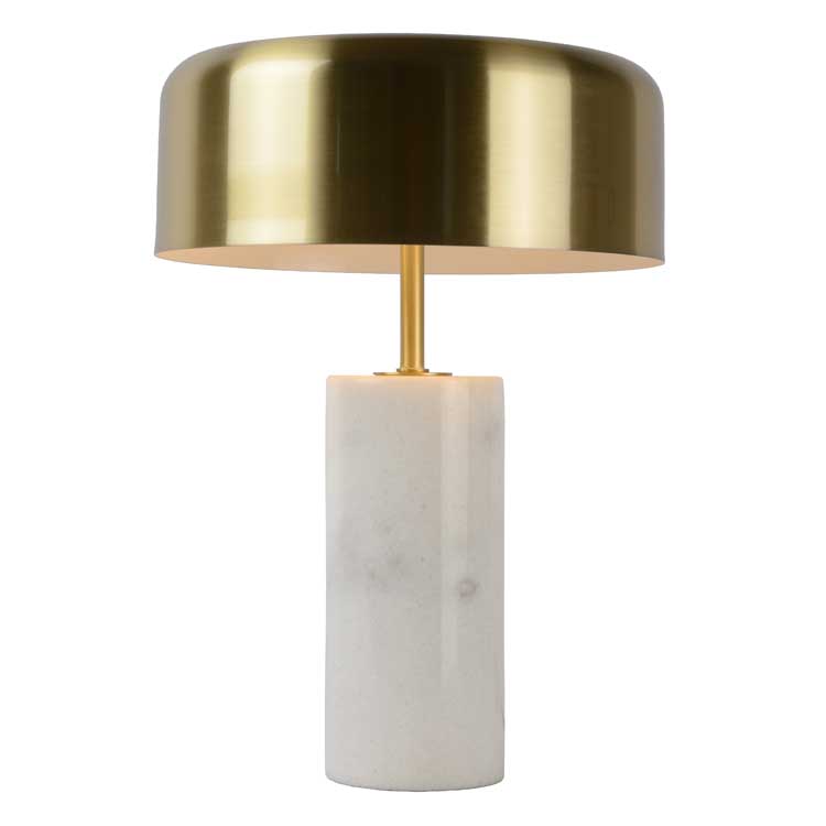 Lucide MIRASOL - Lampe de table - Ø 25 cm - G9 - Blanc