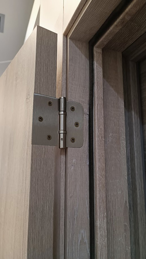 Porte intérieure complète Nalba chêne 201,5x78cm tubulaire réversible + châssis 16,5cm