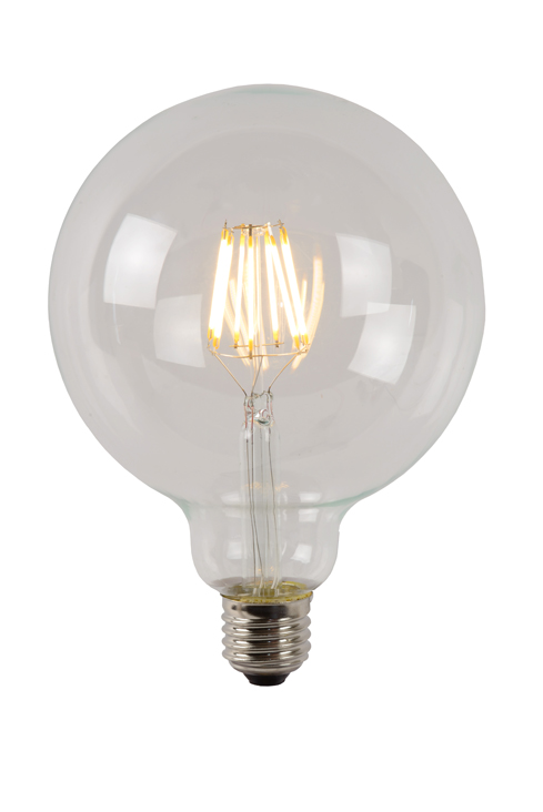Filament lamp - amber - dimbaar - Ø9,5cm - E27 - 8W - 2700K