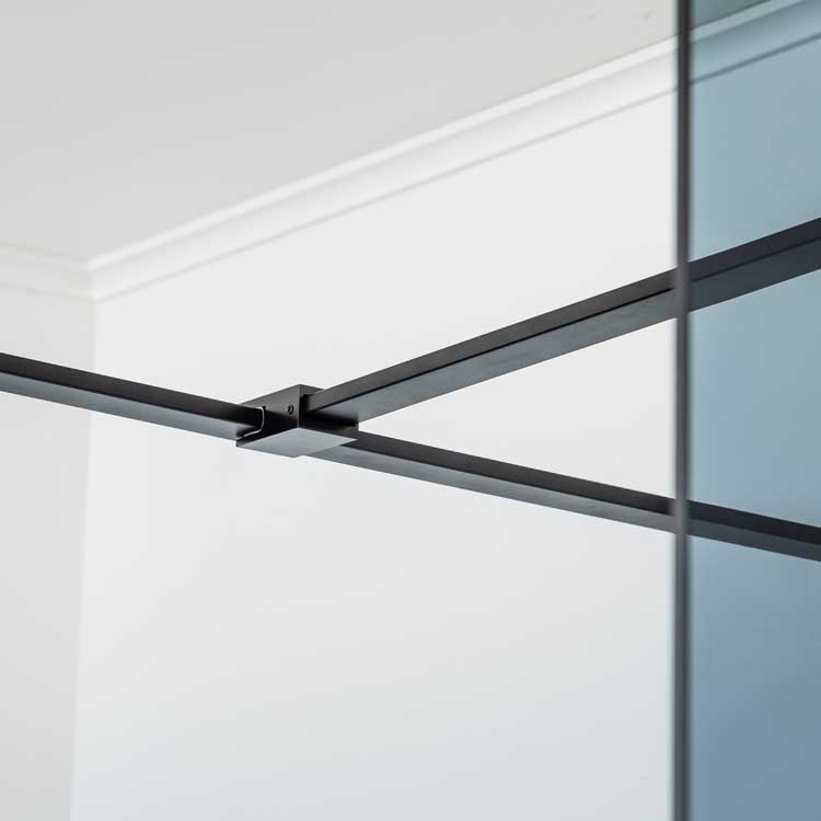 Douchewand Anais grijs glas 117x200cm