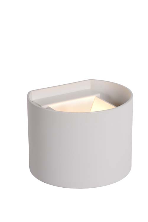 Lucide XIO - Wandlamp - LED Dimb. - G9 - 1x4W 2700K - Gebogen - Wit