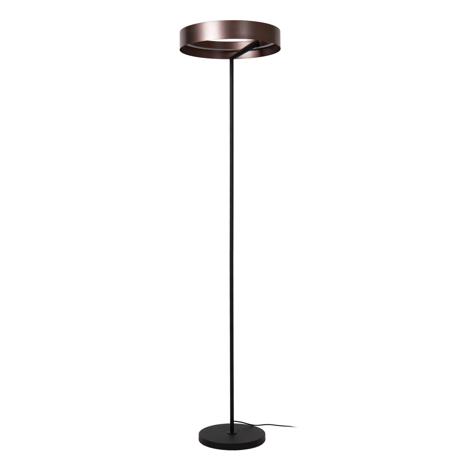 Vloerlamp - Ø40cm - LED - CCT - 1X24W 2200K/3000K - Koffie