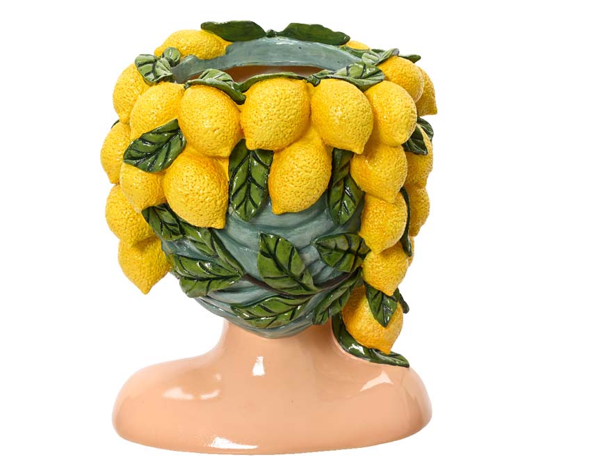 Bloempot Fruity dame citroen 23cm