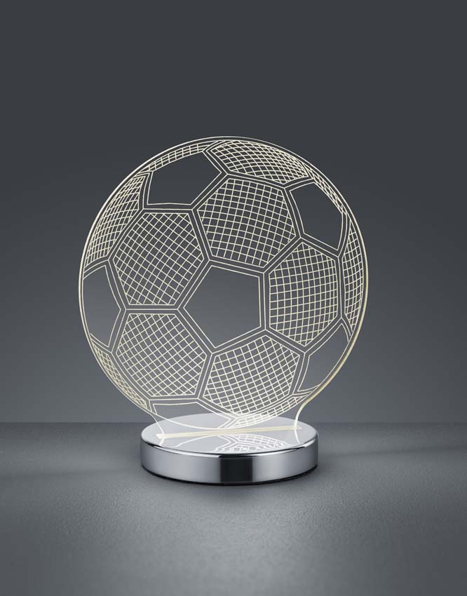 Tafellamp voetbal 600 lumen 7W h 22cm Tafellamp voetbal 600 lumen 7W h 22cm