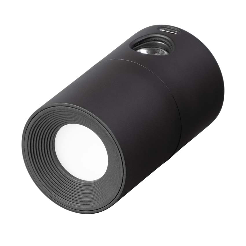 Mix&Match spotkop type L - zwart - 1.5W - 3000K - IP44 - met magneet