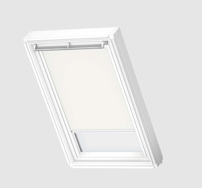 Rolgordijn Velux verduisterend handbediend wit PK04 1025SWL