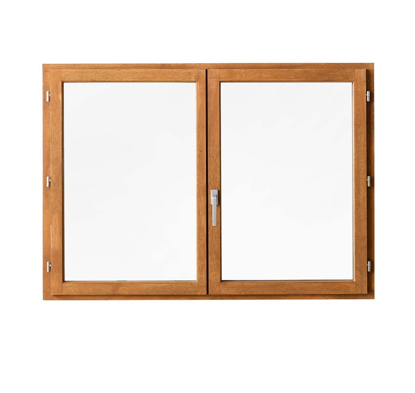 Fenêtre battant bois Meranti Trae 2 vantaux 55mm naturel 1500 x 1200mm Fenêtre battant bois Meranti Trae 2 vantaux 55mm naturel 1500 x 1200mm