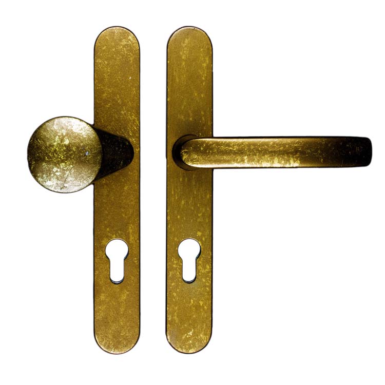 Veiligheidsgarnituur pro kruk+top oud geel 92mm