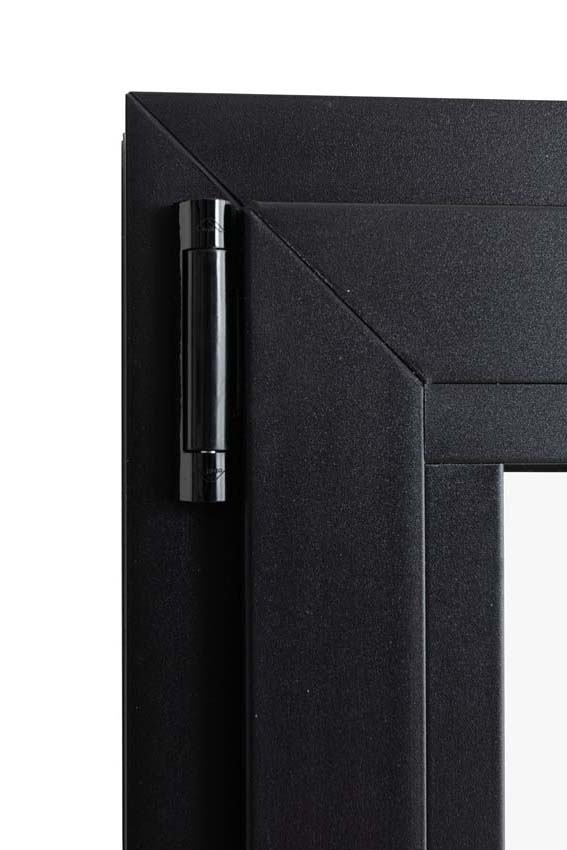 1-VAN Châssis oscillo-battant pvc Elegant noir/noir B500xH600 mm G mat 1-VAN Châssis oscillo-battant pvc Elegant noir/noir B500xH600 mm G mat