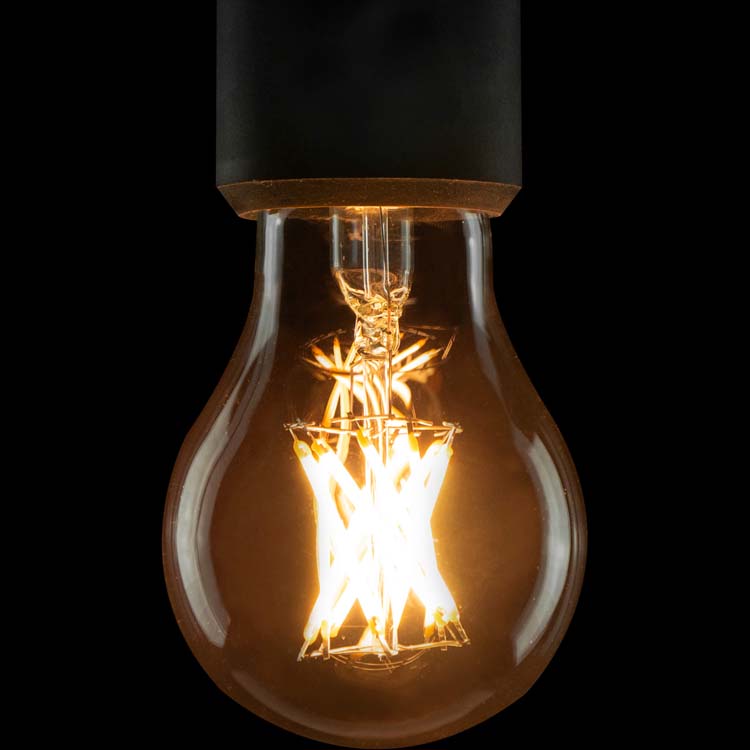 Lampe LED - Clair - Ø6x10,5cm - E27 - 1x6,5W - 650lm - 2700K - 1 pièce