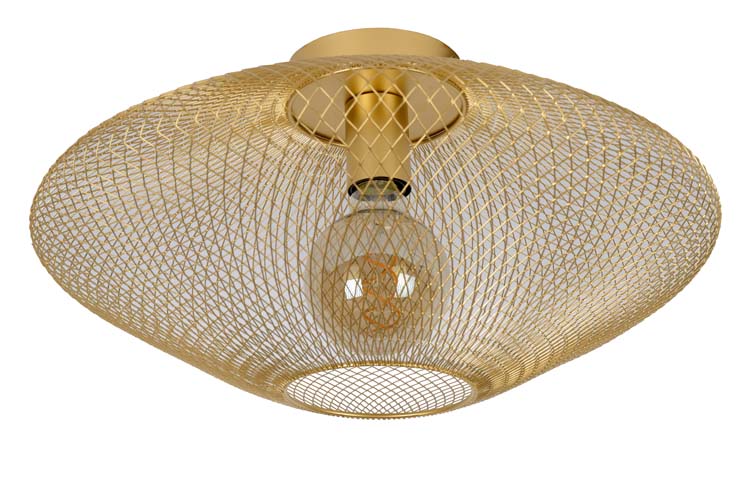 Plafondlamp - goud/messing - Ø45cm - E27 - 40W