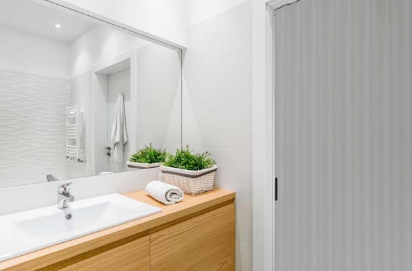 Vouwdeur piedra kunstleder op maat