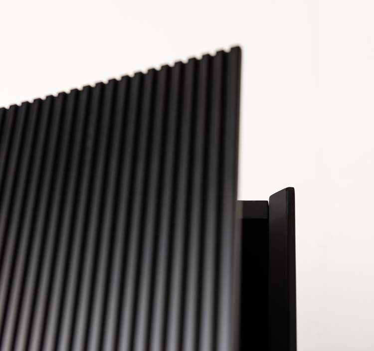 Meuble de salle de bains Windsor noir mat suspendu avec vasque à poser simple 120cm
