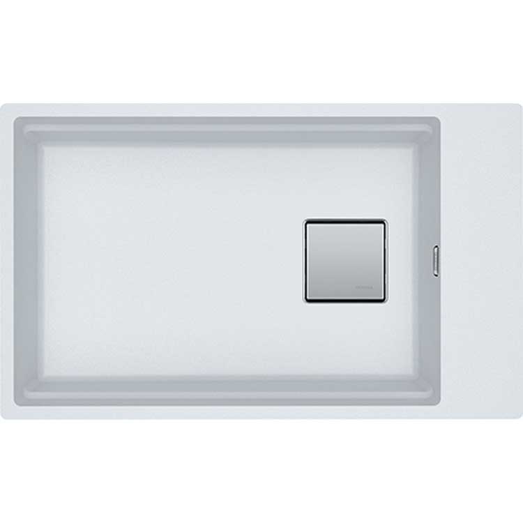 Évier Franke Kubus 2.0 blanc metallisé 62x42cm