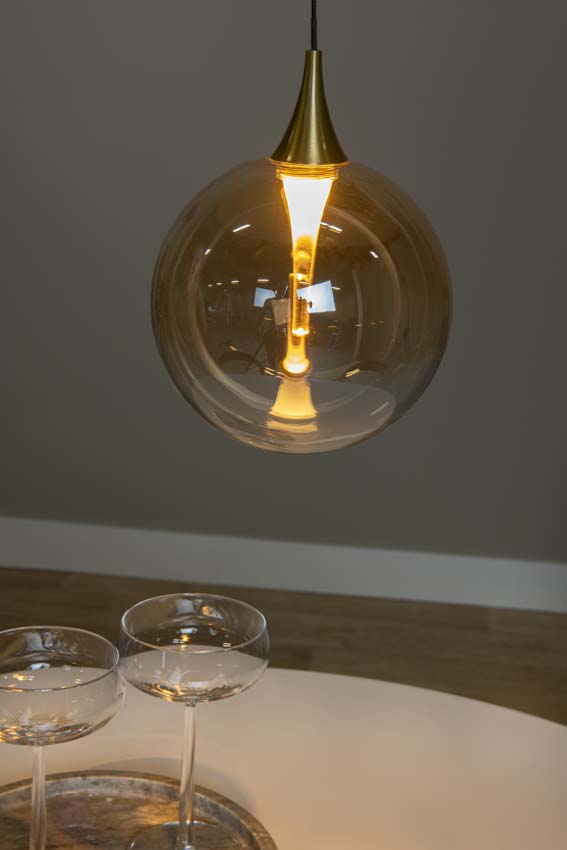 Lucide Premium Gisela - Hanglamp - Ø 16 cm - LED - 1x5W 2700K - Amber Lucide Premium Gisela - Hanglamp - Ø 16 cm - LED - 1x5W 2700K - Amber