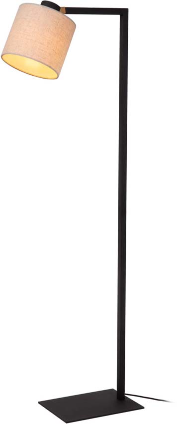 Staande lamp Pixi - zwart - 128cm - 1xE27