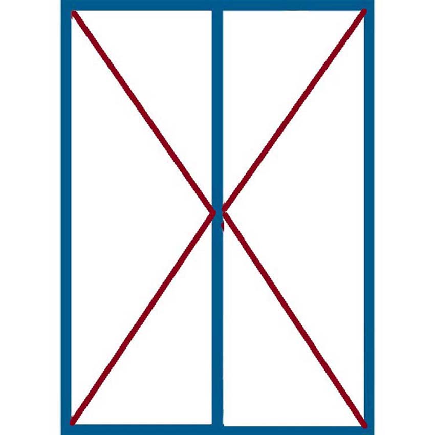 Fenêtre battant bois Meranti Trae 2 vantaux 55mm naturel 1600 x 1400mm Fenêtre battant bois Meranti Trae 2 vantaux 55mm naturel 1600 x 1400mm