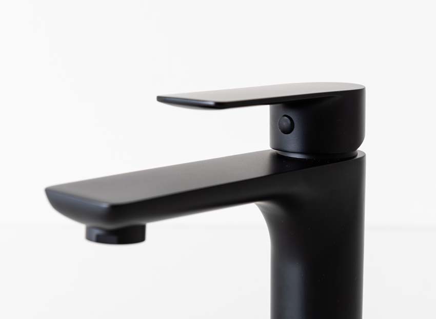 Robinet de lavabo Miles noir mat