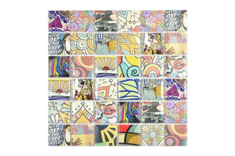 Mozaïek Popstar glanzend 29,1x29,1cm