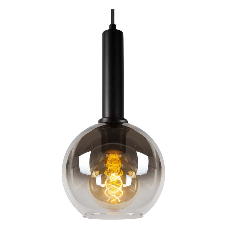 Suspension - noir - 130x30x150cm - dimmable - 7xE27 - 40W