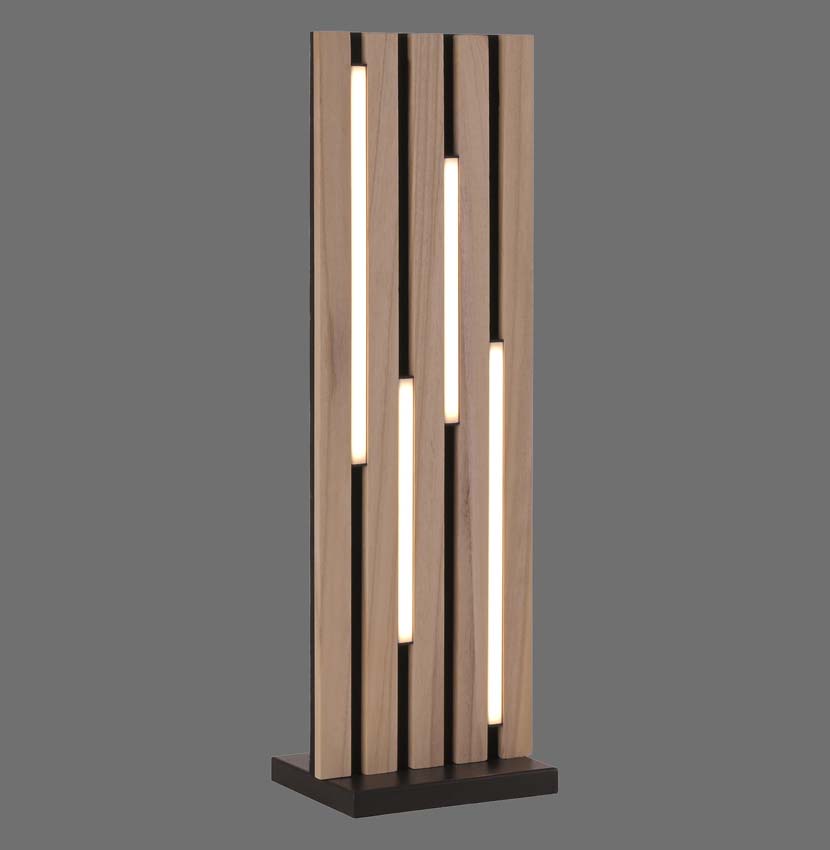 Tafellamp Line-up natural wood - dimbaar - 14W - 2700-5000K - IP20