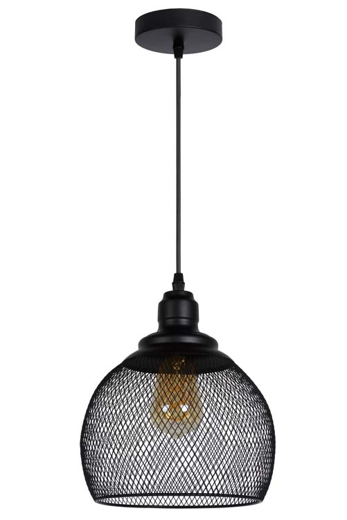 Hanglamp - zwart - Ø22cm - dimbaar - E27 - 60W