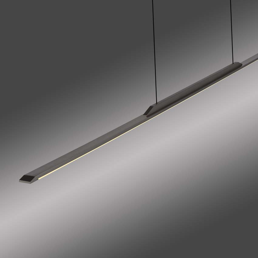 Suspension - Gris - 125cm - Dimmable - 1x18W - 3000K