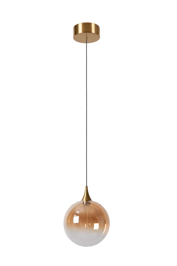 Lucide Premium Gisela - Hanglamp - Ø 16 cm - LED - 1x5W 2700K - Amber Lucide Premium Gisela - Hanglamp - Ø 16 cm - LED - 1x5W 2700K - Amber