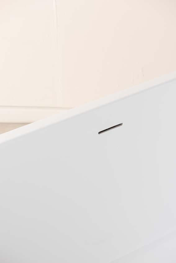 Vrijstaand bad Brad glanzend wit 170x80cm