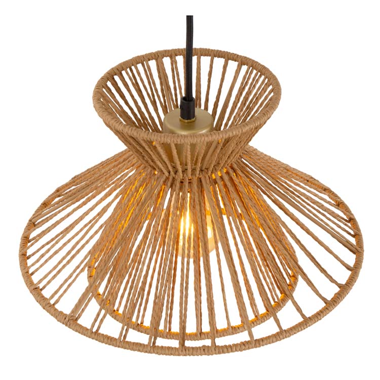 Lucide TASMAN - Hanglamp - 3xE27 - Naturel