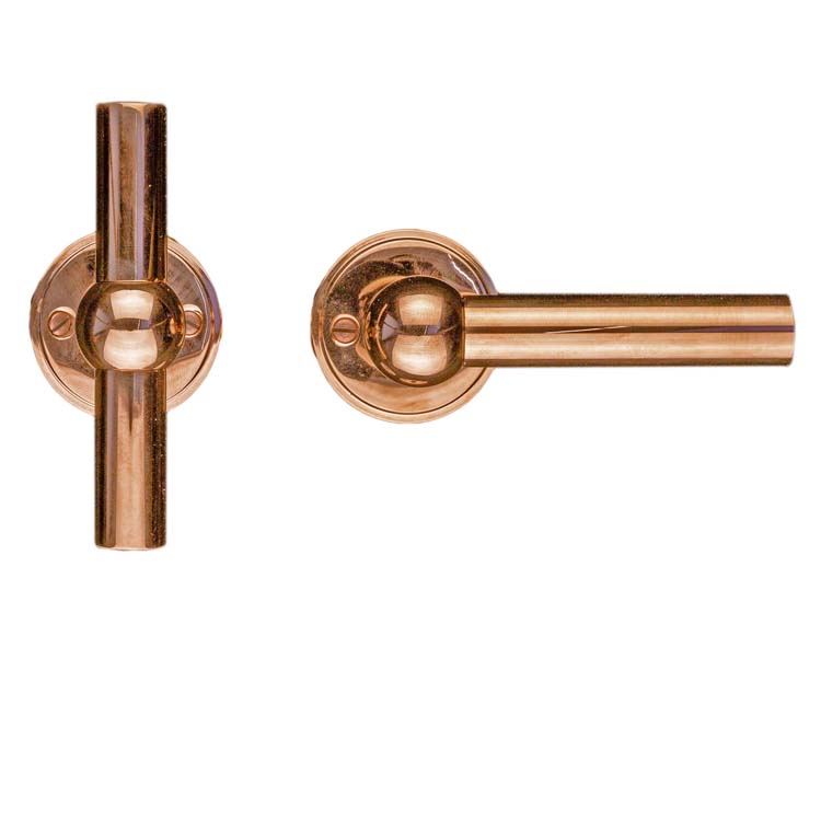 Poignée de porte grado T+L rose sans rosece