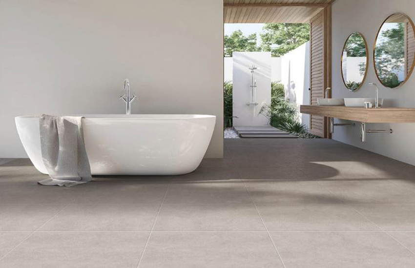 Vloer- en wandtegel Todra taupe 80x80cm