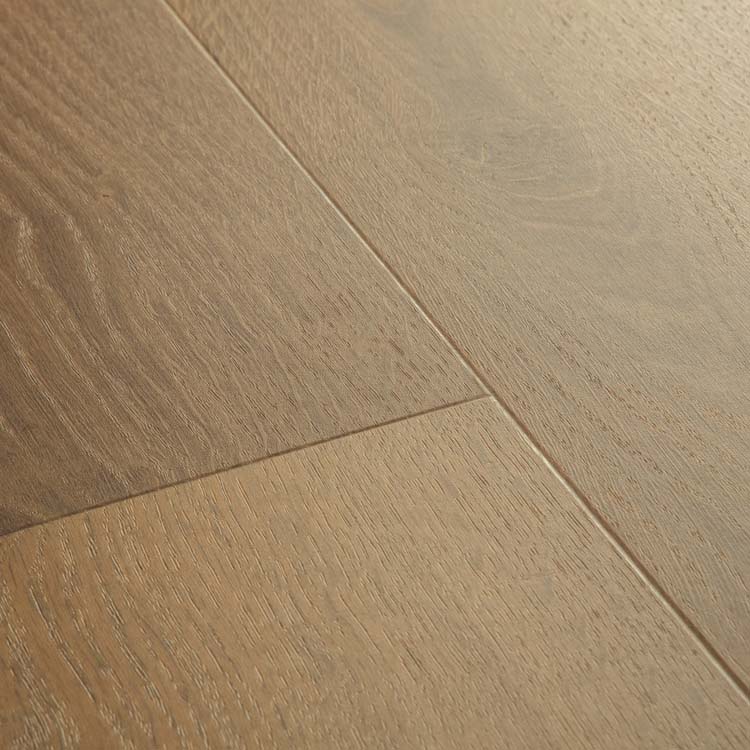 Vinyl vloer Quick-Step Bloom plank 6mm elegante gerookte eik donkerbruin 149,4x20,9cm met ondervloer