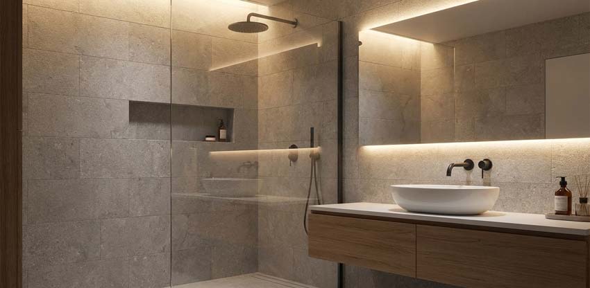 Carrelage mural Plano gris mat 30x60cm