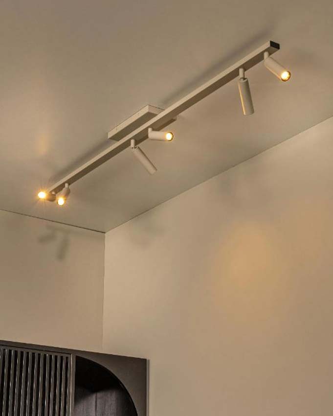 Lucide Essential Keoni - Plafondspot - 6xG9 - Taupe