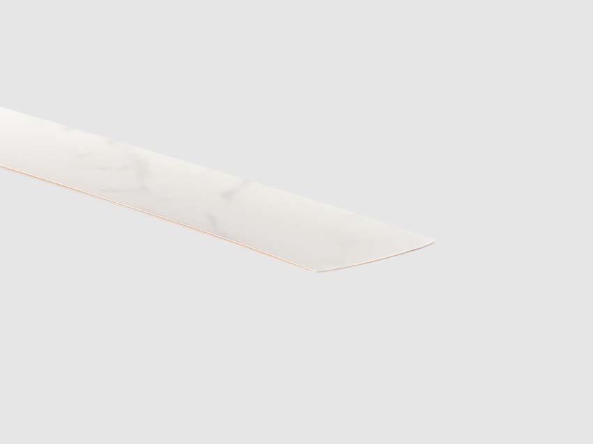 Couvre-chant Maestro White marble 40x6cm 2 pièces