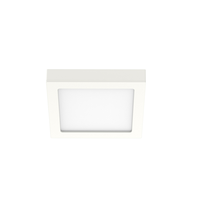 Plafonnier - Blanc - 12,2x12,2cm - CCT - 1x6W - 3000/6500K - 525lm