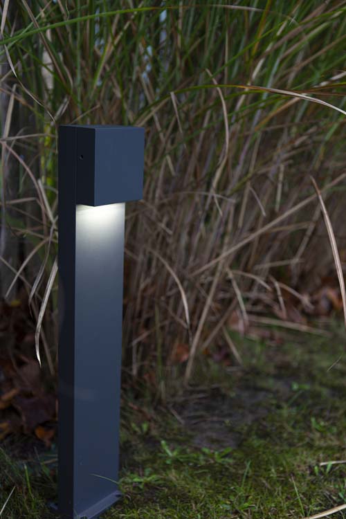 Eclairage extérieur lanterne LED gris foncé 4000K 800LM 9.2W