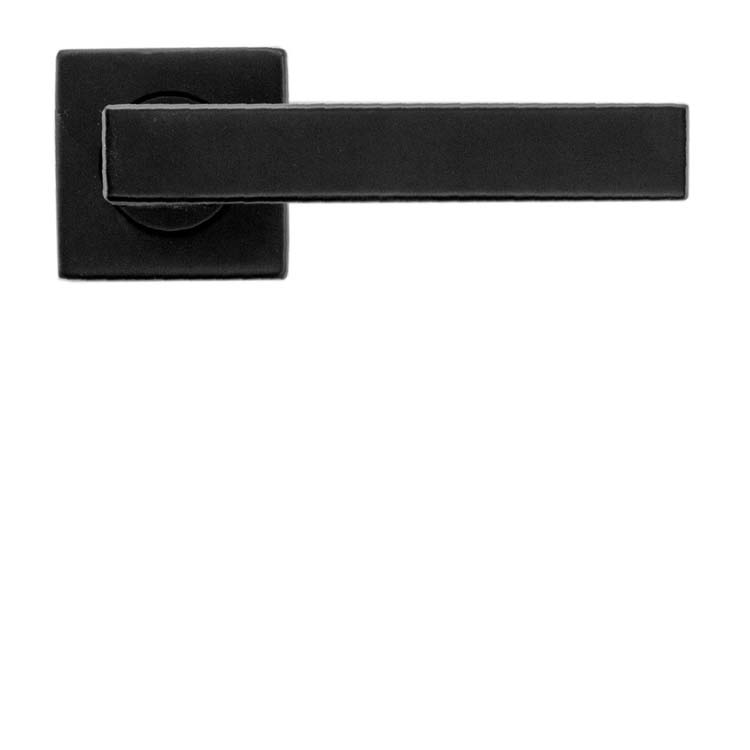 Poignée de porte trani noir sans rosace