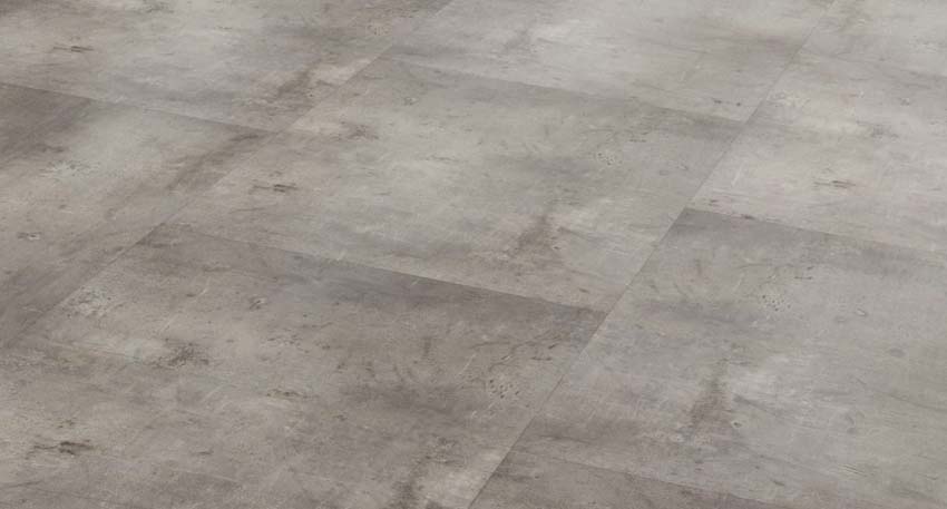 Vinyl vloer Cosenza tegel 5mm grijs 61,2x61,2cm