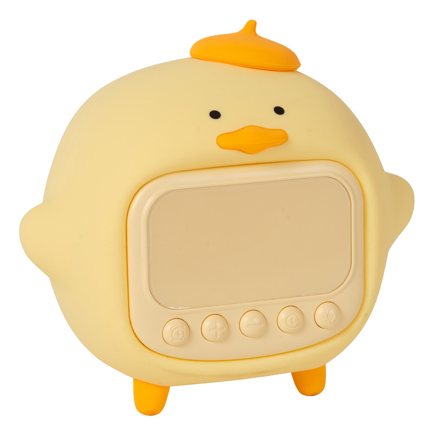 Oplaadbare Nachtlamp Kinderkamer - Accu/Batterij - LED 3 StepDimbaar - 1x1,5W 2100K - Met muziekfunctie - Geel