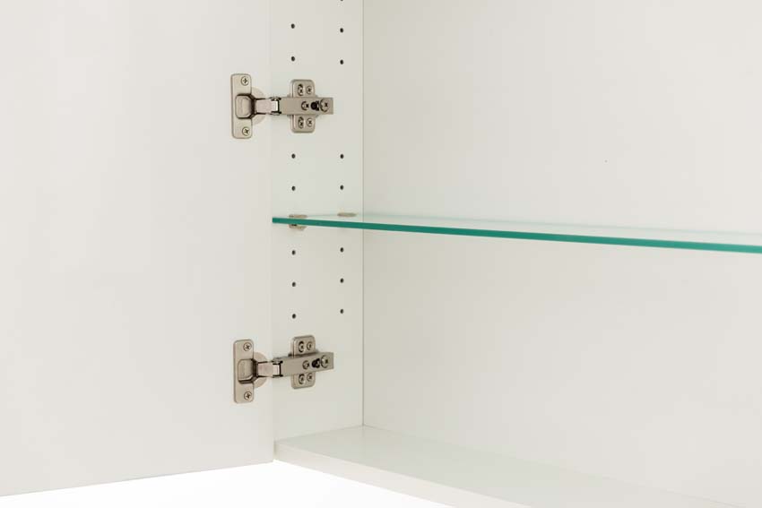 Armoire de toilette Tibo/Tony blanc mat 90x70cm