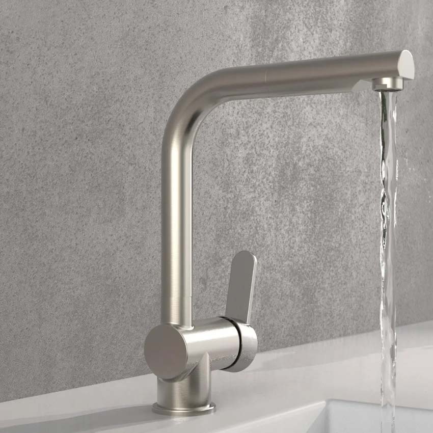 Robinet de cuisine Levi inox avec bec extractible