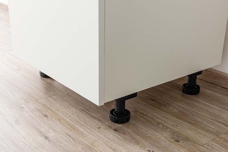 Armoire de cuisine Plenti armoire colonne pour four et réfrigérateur blanc 60x208cm