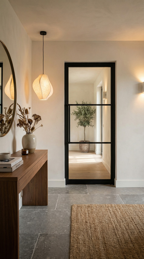 Porte intérieure pivotante Fer forgé 4W Tirza 880 x 2040 mm