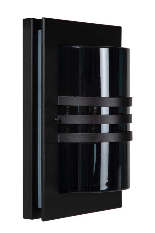 Lucide PRIVAS - Wandlamp Buiten - H33 cm - E27 - IP44 - Zwart