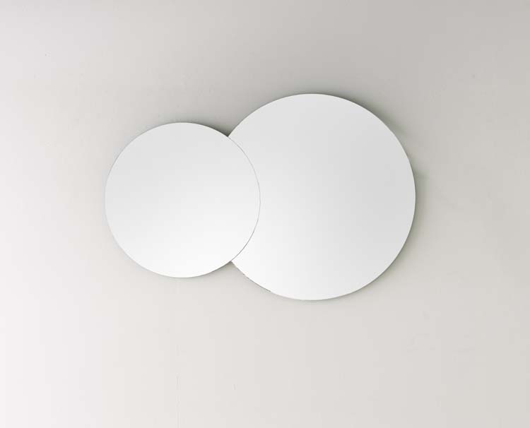 Spiegel Cloud rond LED + anti-condens Ø60+Ø80cm