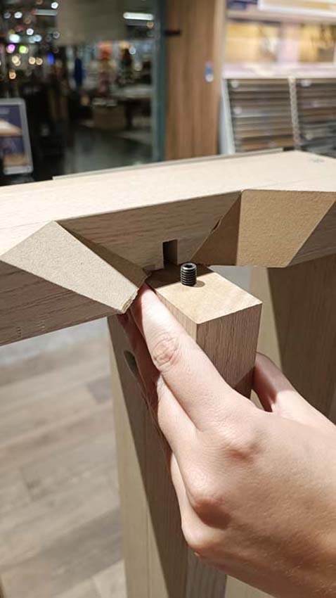 Profielset roomdivider Line up Divide licht eik 192,5cm