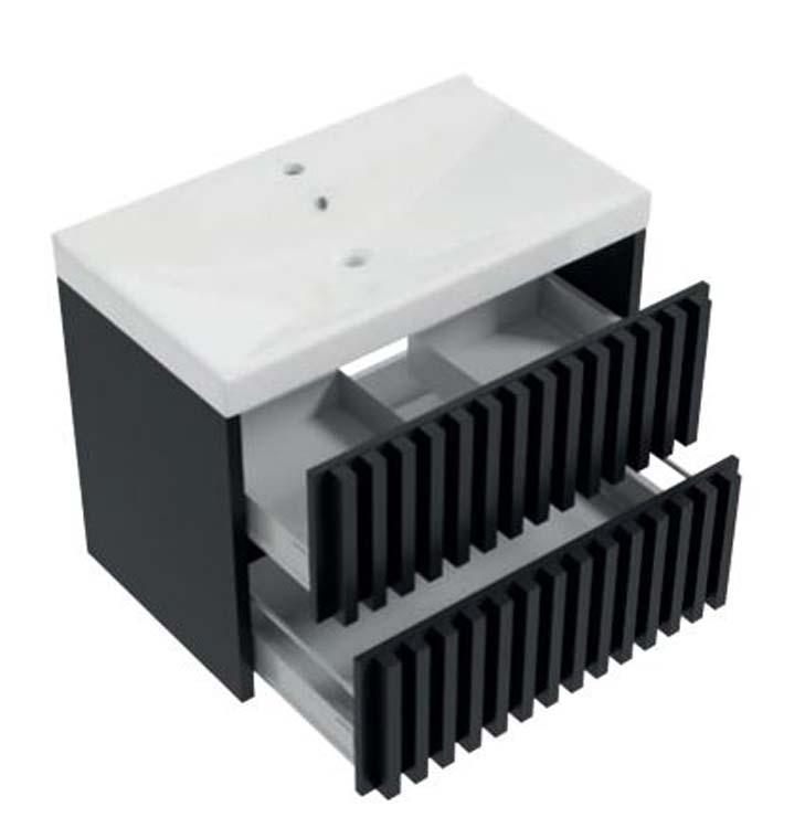 Badkamermeubel Daxx zwart 800 mm