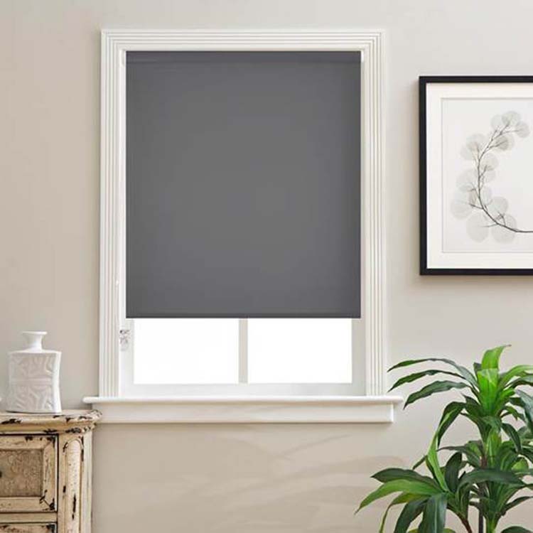 Rolgordijn verduisterend grijs 220x250cm